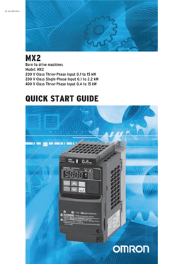 MX2 Quick Start Guide