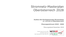 Stromnetz-Masterplan Oberösterreich 2028