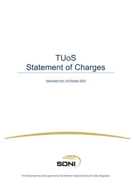 Tuos Statement of Charges
