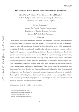 Arxiv:1804.07180V3 [Hep-Th] 4 Dec 2018 Gravity Are Embedded Within Extensions of the SM