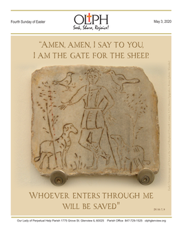 Amen, Amen, I Say to You, I Am the Gate for the Sheep