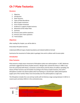 Plate Tectonics