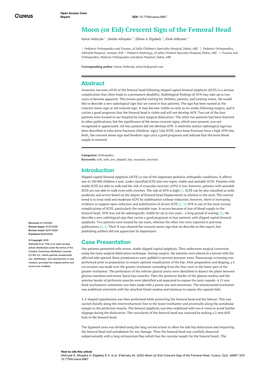 (Or Eid) Crescent Sign of the Femoral Head