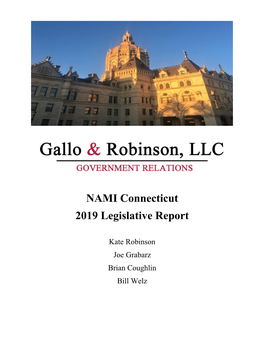 NAMI Connecticut 2019 Legislative Report