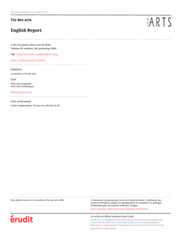 English Report