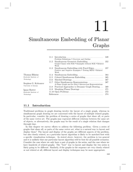 Simultaneous Embedding of Planar Graphs