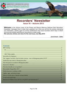 BIS Recorders Newsletter Autumn 2013.Pdf