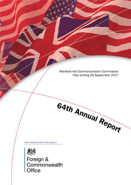 Marshall Aid Commemoration Commission Year Ending 30 September 2017