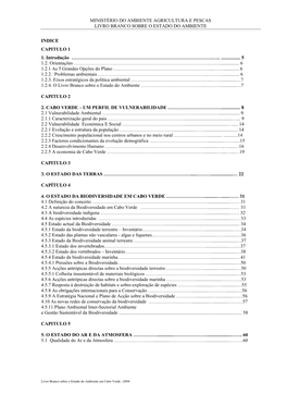 Ministério Do Ambiente Agricultura E Pescas Livro Branco Sobre O Estado Do Ambiente