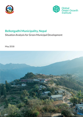 Belkotgadhi Municipality, Nepal Situation Analysis for Green Municipal Development