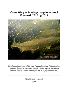 Overvåking Av Innslaget Oppdrettslaks I Finnmark 2012 Og 2013