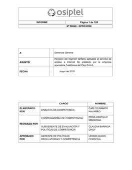 INFORME Página 1 De 128 Nº 00048