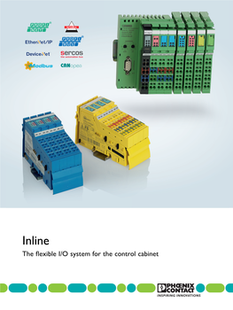 Inline the Flexible I/O System for the Control Cabinet