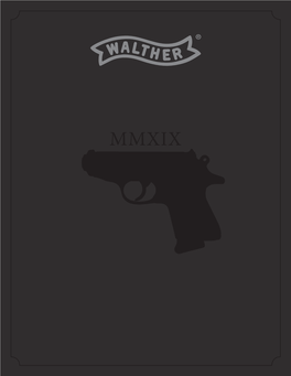 WALTHER-2019-CATALOG.Pdf