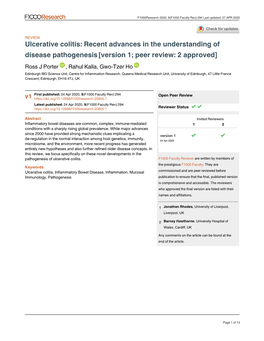 Ulcerative Colitis