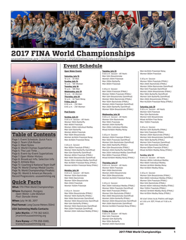 2017 FINA World Championships