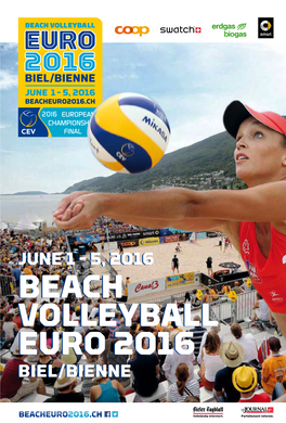 Beach Volleyball Euro 2016 Biel/Bienne