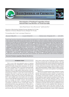 Asian Journal of Chemistry Asian Journal of Chemistry