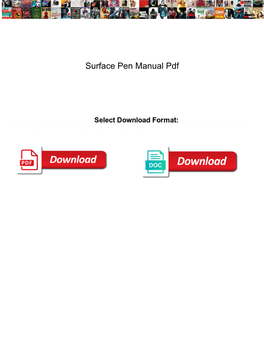 Surface Pen Manual Pdf