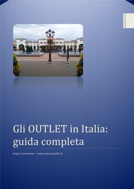 Gli OUTLET in Italia: Guida Completa