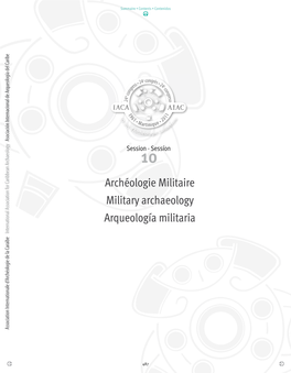 Archéologie Militaire Military Archaeology Arqueología Militaria