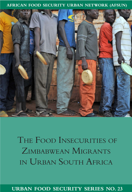 The Food Insecurities of Zimbabwean Migrants in Urban South Africa