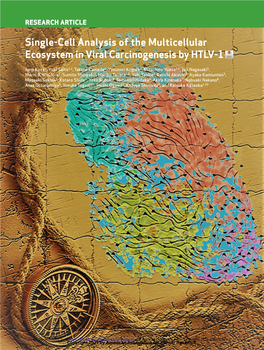 Single-Cell Analysis of the Multicellular Ecosystem in Viral Carcinogenesis by HTLV-1