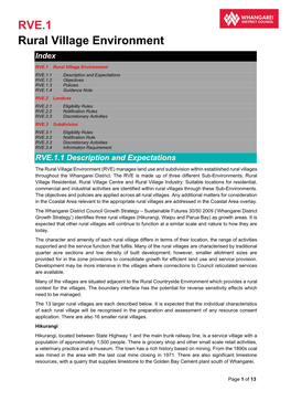 Rural Village Environment Index