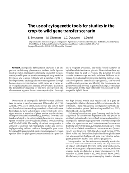 The Use of Cytogenetic Tools for Studies in the Crop-To-Wild Gene Transfer Scenario