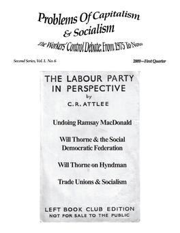 Problems of Capitalism & Socialism, No. 6