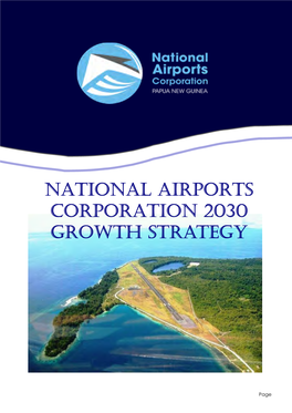 NATIONAL AIRPORTS CORPORATION 2030 Growth Strategy