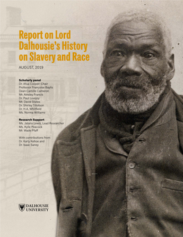 Report on Lord Dalhousie's History on Slavery and Race