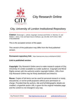 City Research Online