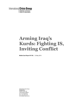 Arming Iraq's Kurds