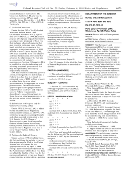 Federal Register/Vol. 63, No. 25/Friday, February 6, 1998/Rules