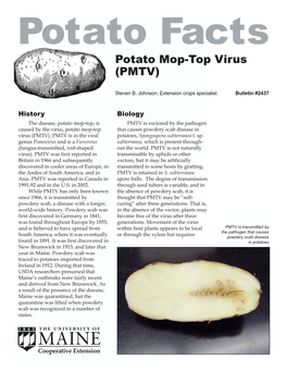 Potato Mop-Top Virus (PMTV)