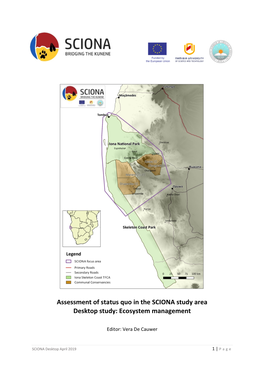 Assessment of Status Quo in the SCIONA Study Area Desktop Study: Ecosystem Management