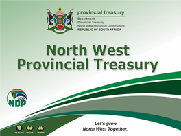 North West Presentation by Provincial Treasury