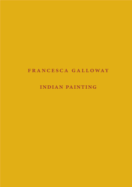 Francesca Galloway Indian Painting