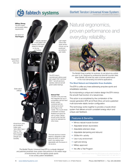 Natural Ergonomics, Proven Performance and Everyday Reliability