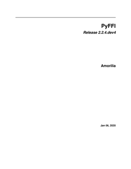 Pyffi Release 2.2.4.Dev4 Amorilia