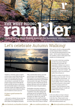 Let's Celebrate Autumn Walking!