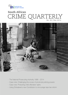 South African Crime Quarterly, No 50