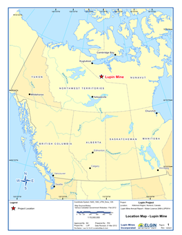 Lupin Mine NUNAVUT N N