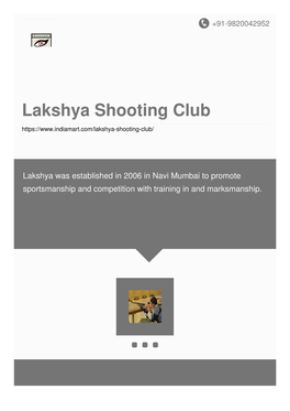 Lakshya Shooting Club