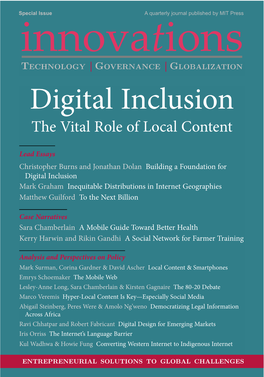 Digital Inclusion the Vital Role of Local Content