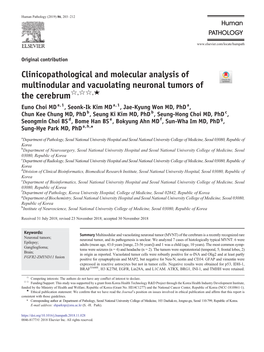 Clinicopathological and Molecular Analysis of Multinodular And