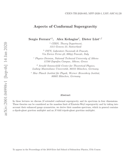 Arxiv: Aspects of Conformal Supergravity