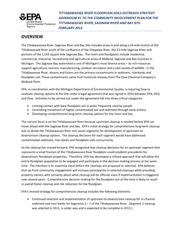 Tittabawassee River Floodplain Soils Outreach Strategy