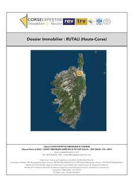 RUTALI (Haute-Corse)